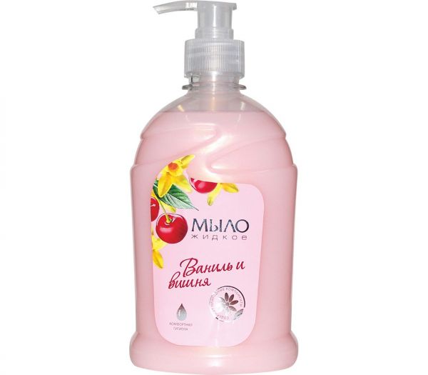 Liquid soap "Vanilla and Cherry" (500 g) (10325651)